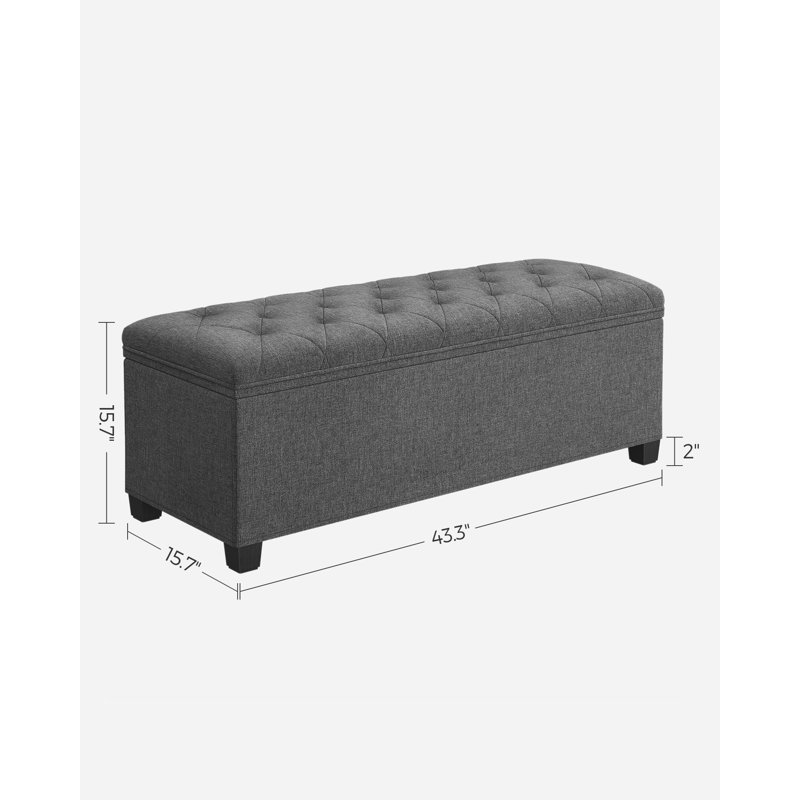 Stunning Stylish Metal Storage Ottoman Frame For Sale image